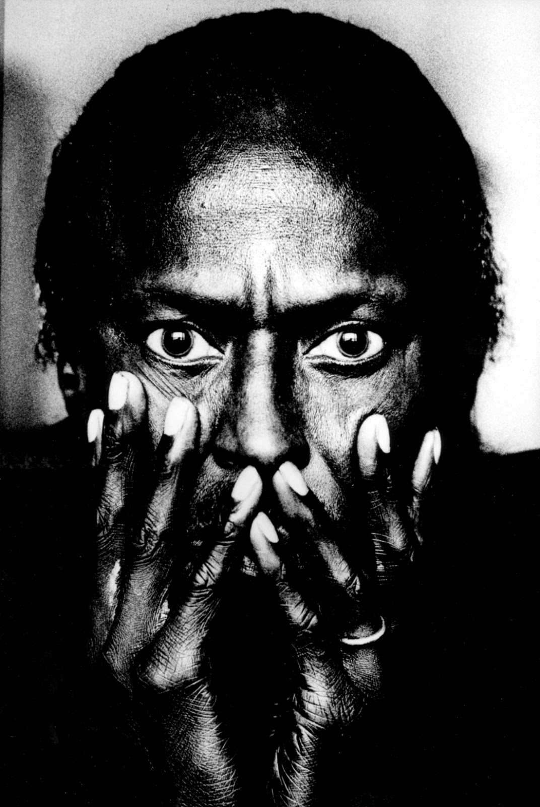 Miles Davis close up