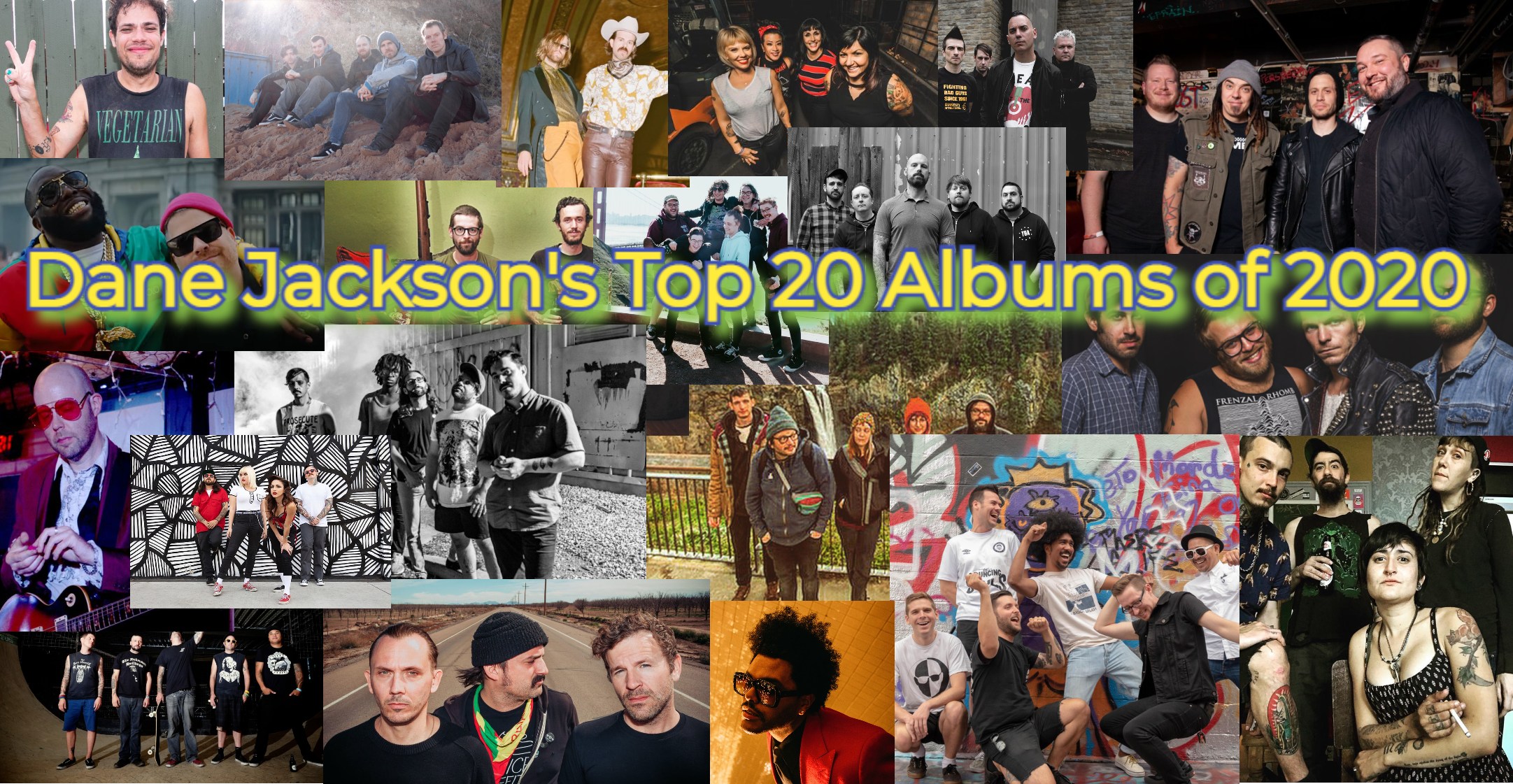 Dane Jackson's Top 20 Albums - Band Photos