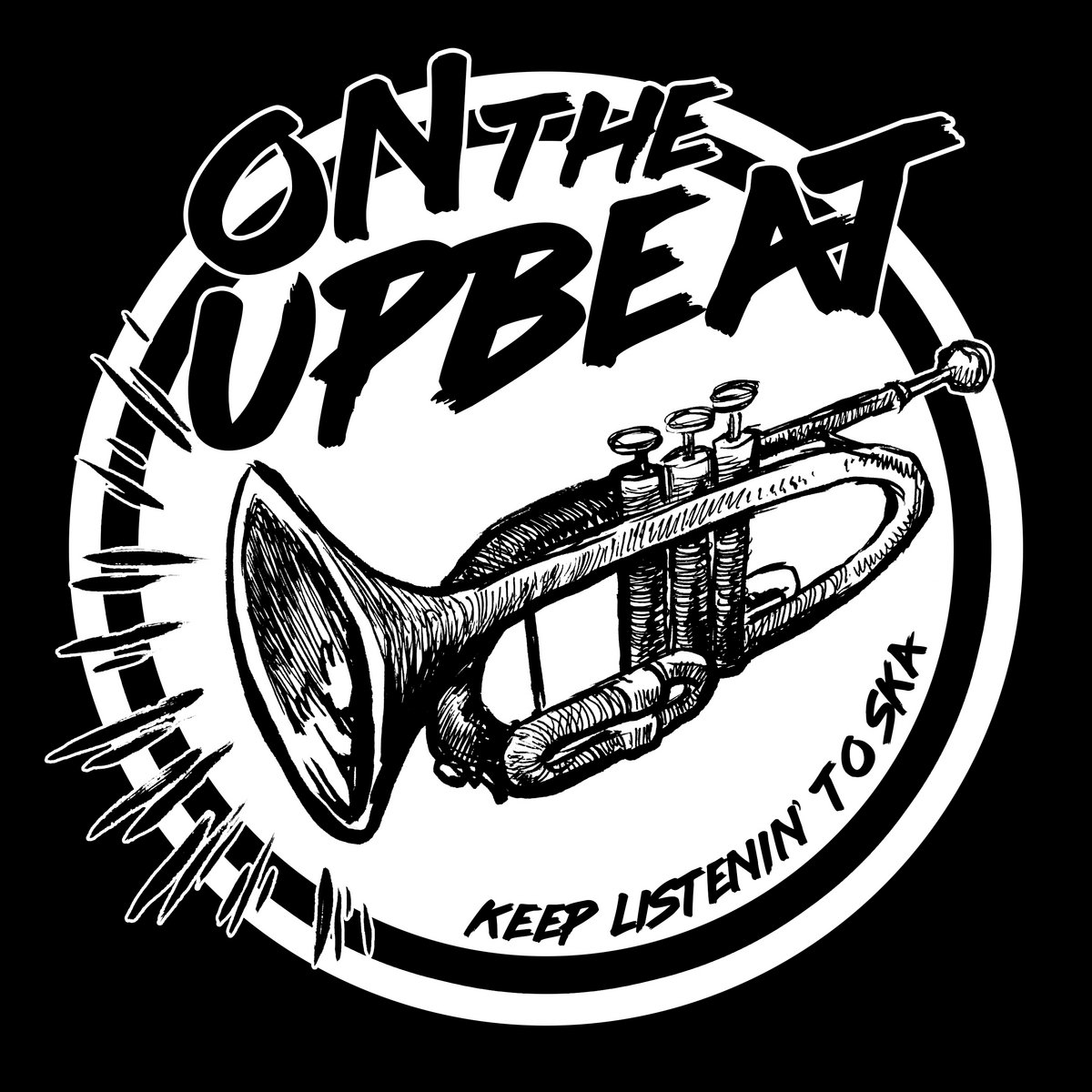 on the upbeat logo