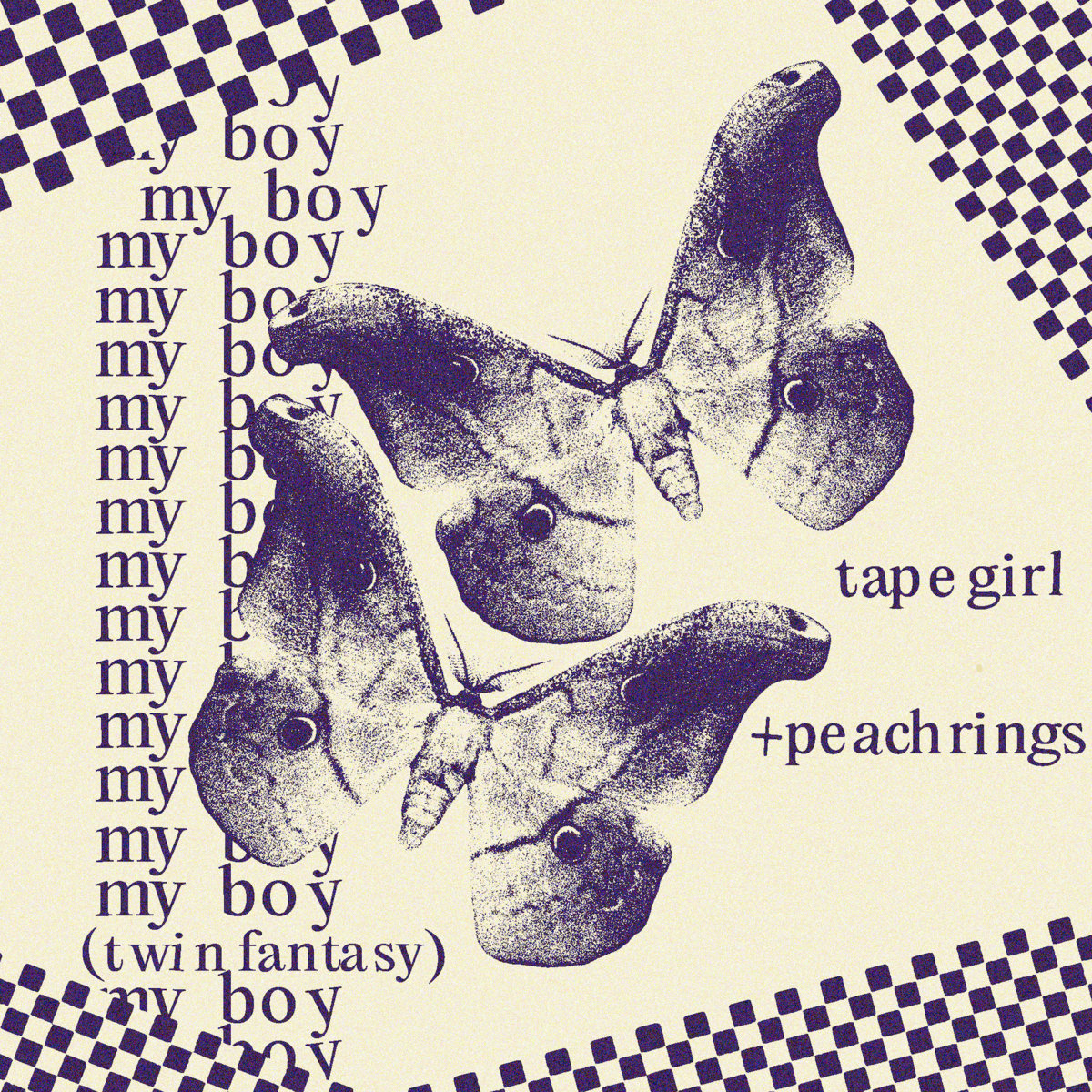 tape girl peach rings single